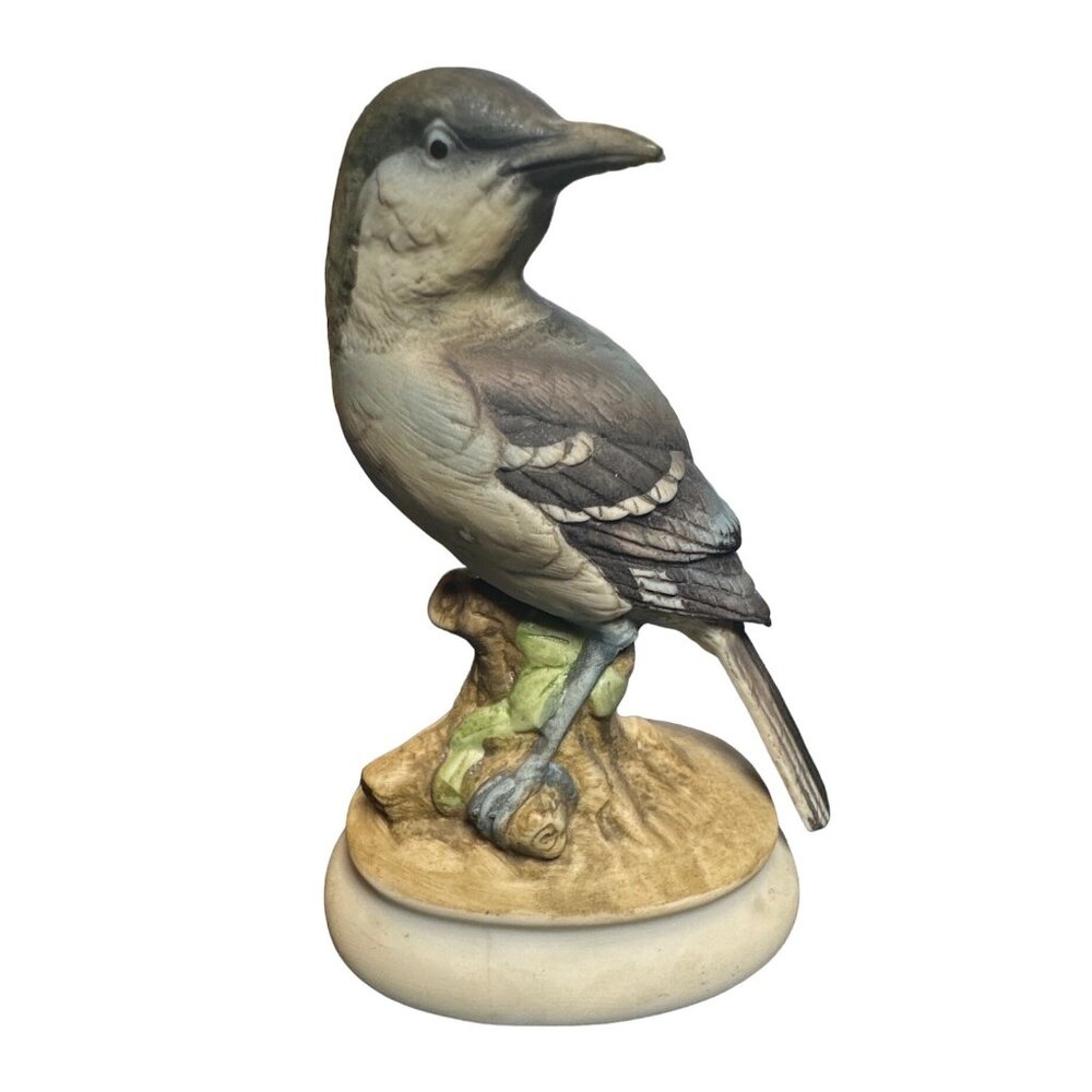 Vintage Lefton‎ Mockingbird Bird Figurine # KW1184 Collectable